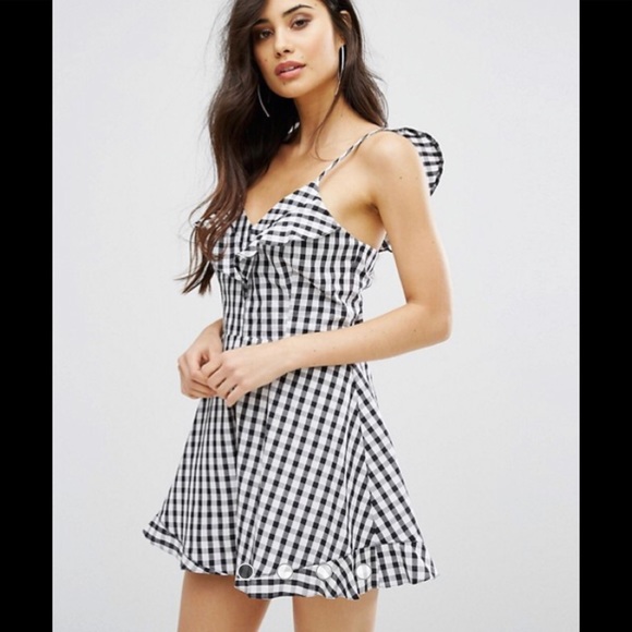 River Island Gingham Romper - Picture 1 of 4